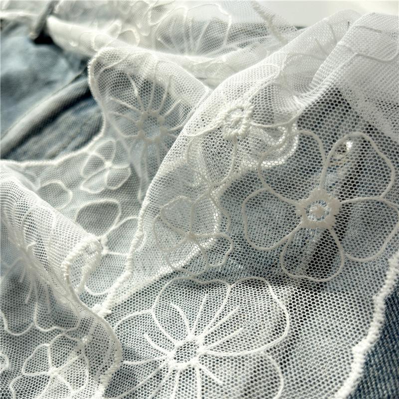 Sweet Lace Waistband for Women Adjustable Long Gauze Ribbon Bow Tie Belt Dress Jeans Accessory for Party Wear