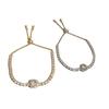 Shining Zircon Bracelet Adjustable Fashion Jewelrys Trendy Women's Bracelets  Birthday Gifts