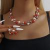 Moda Colar Brincos Para Mulheres Senhoras