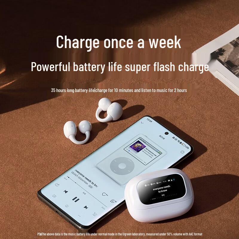 UGREEN S6 Magic Open-Ear Clip-On Wireless Sports Earbuds