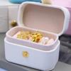 PU Leather Jewelry Storage Box, Mini Compact Gift Box, with Soft Scratch-Proof Interior Jewelry Case, for Rings Earrings Necklaces