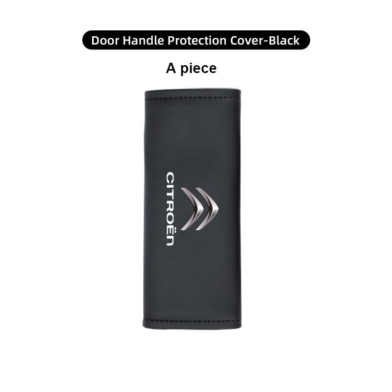 Car Door Handle Cover Armrest Protector Non-slip Leather Case For Citroen C4 C3 C5 C1 C2 C6 VTS C4L DS3 DS4 DS5 Grand Berlingo