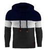 Herren, Hoodies  Fit Mode Waffel Hoodie Casual  Hoody Top Mit Freizeit Hoodie Farbblock Strick Sweatshirt Top