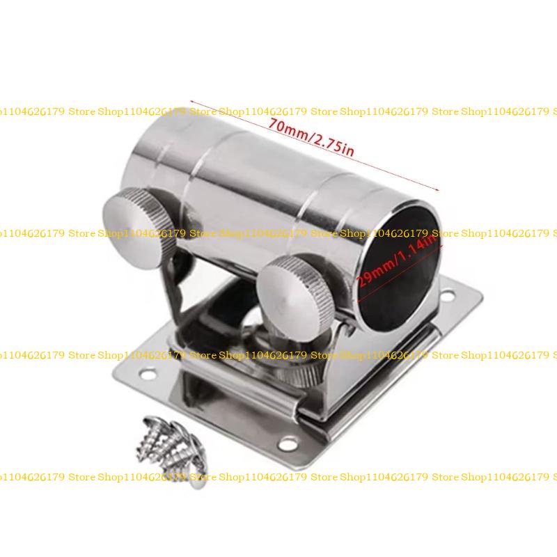 A1A2 Fishing Box Parasol Bracket Stand Base Stainless Umbrella Stand Outdoor Fishing Accessories Fishing Box Umbrella Holder