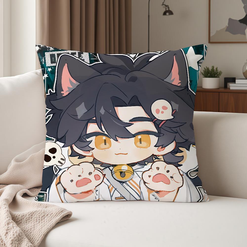 Anime L-link Click Cartoon Cute Pillow Case Suitable For Bedrooms Living Rooms Cars Home Decoration