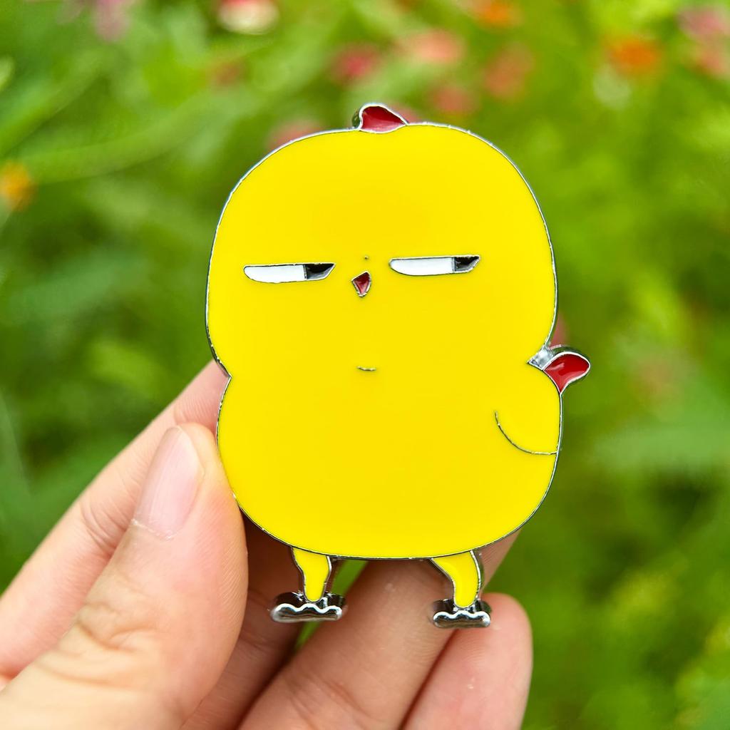 Koongloong Sticker Chick Car Bird Emblem 3D Cute Decoration Chicken