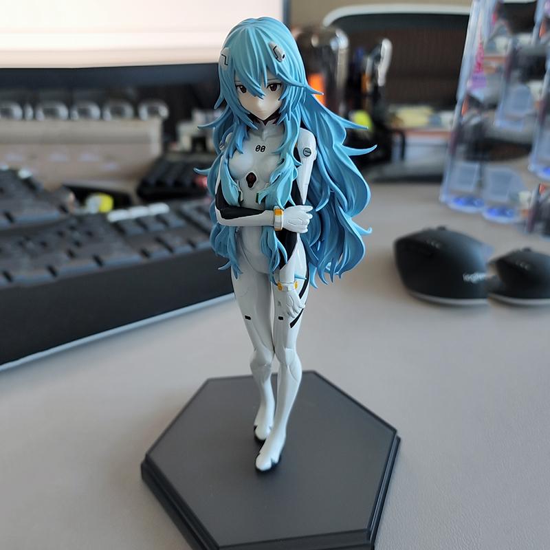 NEON GENESIS EVANGELION Animovaná figúrka Ayanami Rei s dlhými vlasmi Ver akčná figúrka zberateľská modelka