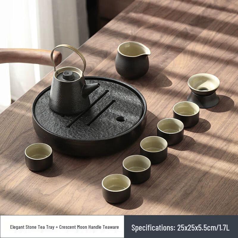 

Modern Ceramic Kung Fu Tea Set with Automatic Water Supply