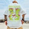 Heren T-shirt Top Cool Grappig Dinosaurus Design Bedrukking O-hals Heren T-shirt Cool T-shirt Heren T-shirts