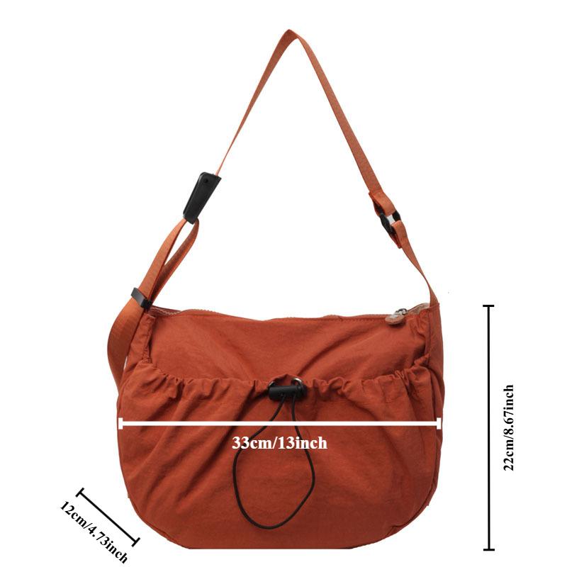 Damen Messenger Bags Neue Mode Nylon Casual Schultertasche Große Kapazität Klassenzimmer Student Pendler Crossbody Schulranzen Tasche