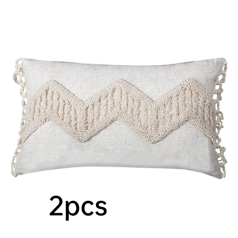 

Набор из 2 наволочек из искусственной шерсти, декоративная наволочка из бархата для дивана в фермерском стиле, мягкая плюшевая квадратная наволочка в стиле бохо 12 x20 -2pcs