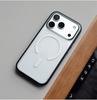 Luxury Corrugated Stripe Translucent Bumper Case For iPhone 17 Pro Max 16 15 14 13 For Magsafe Wireless Charging Magnetic Cover