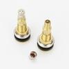 Tubeless Tire Stem TR618A, Brass Mount In Wheel Stem with Rubber Grommet Structure for Replacement Maintenance