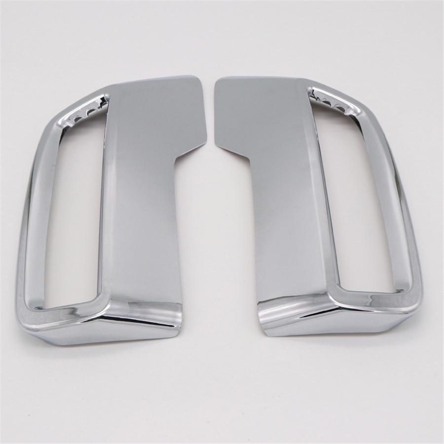 2PCS ABS Chrome Rear Tail Exhaust Cover Trim Fit For Peugeot 3008 5008 2017- 201
