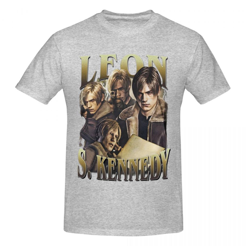 Unisex Leon S Kennedy Funny T Shirt Streetwear Oneck Cotton Tshirts