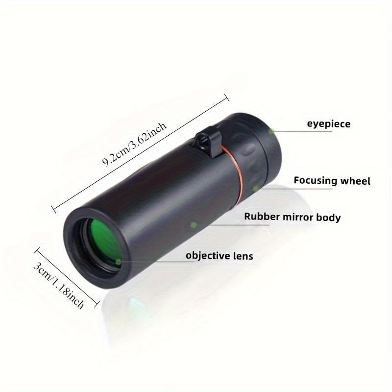 New 10x25 HD Monocular Telescope Mini Portable Mobile Phone Telescope With Holder For Outdoor Camping And Hunting Birdwatching