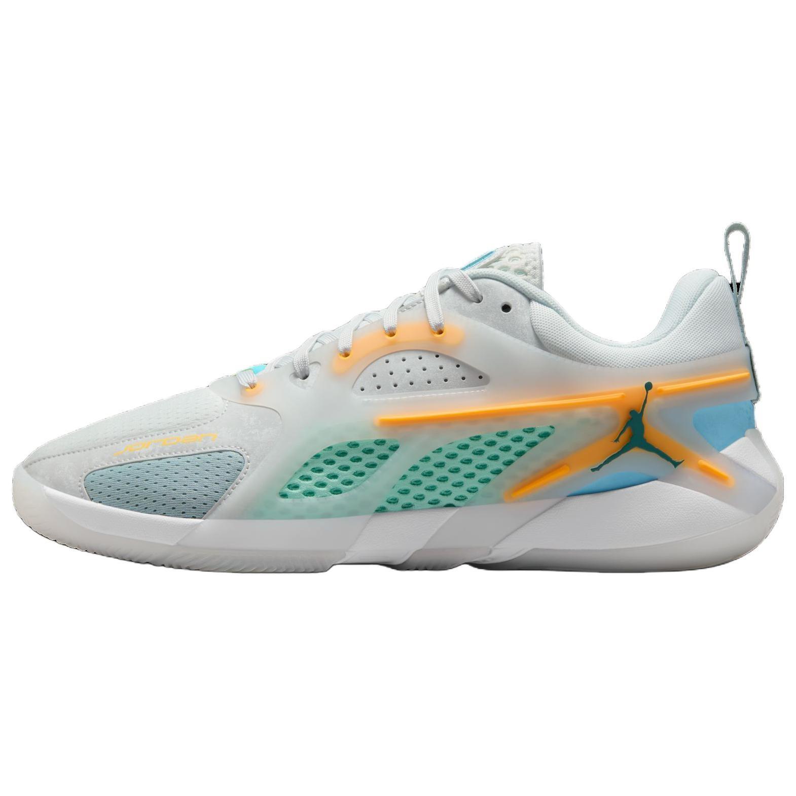Air Jordan Heir Series PF Off White Mineral Teal Laser Orange Men s FQ3859-101 EU 45.5