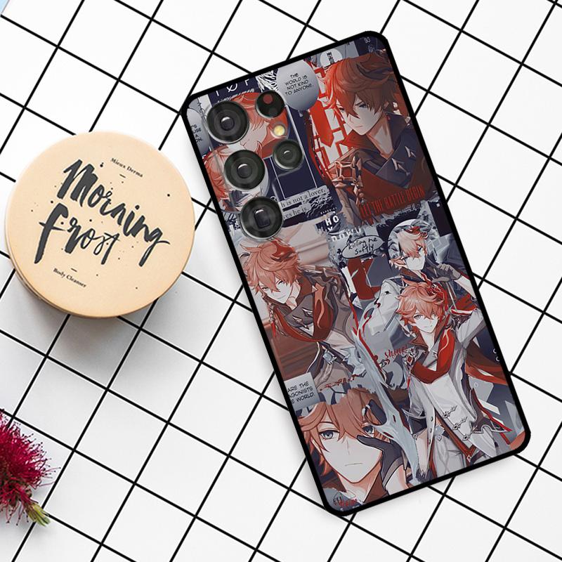 

Genshin Impact Tartaglia Case For Samsung Galaxy S24 FE S21 S22 S23 S25 Ultra S9 S10 Plus S20 FE S25 FE Phone Cover Galaxy S10 Plus