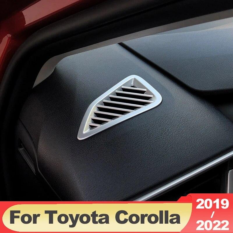 ABS Car Styling Front Air Outlet Cover Interior Trim Dashboard Frame Decoration Parts For Toyota Corolla E210 - 2022