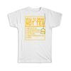How To Drink Hot Tea Lover Funny Art Print Wall Decor Friend T Shirt