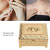 Gold Jewelry Storage Box Zinc Alloy Decorative Box Jewelry Boxes Trinket Box  Jewelry Storage