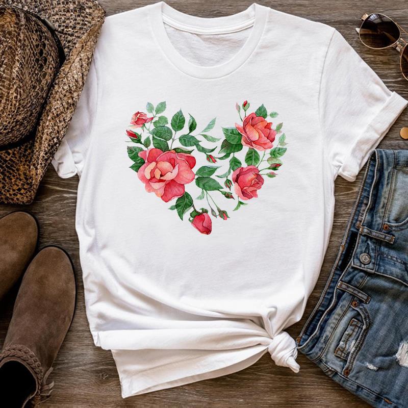 Europäische Größe Damen Print Lustiges Gesicht Frucht Avocado T-Shirt Top Mode T-Shirt Frau Weiblich T-Kleidung Kurzarm Grafik-T-Shirts