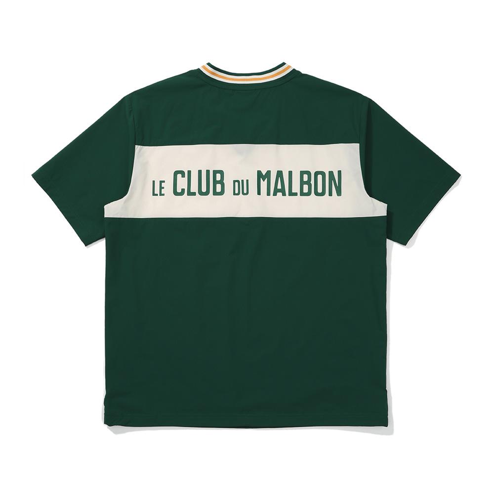 MALBON GOLF V-Neck Block Piste Green (Man)