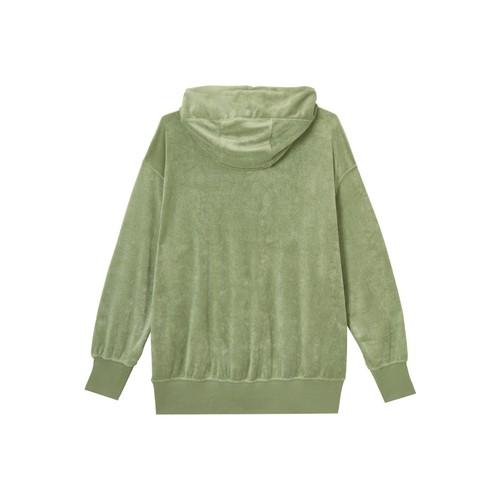 Nike Women's Solid Color Pullover Hoodie with Pocket Green