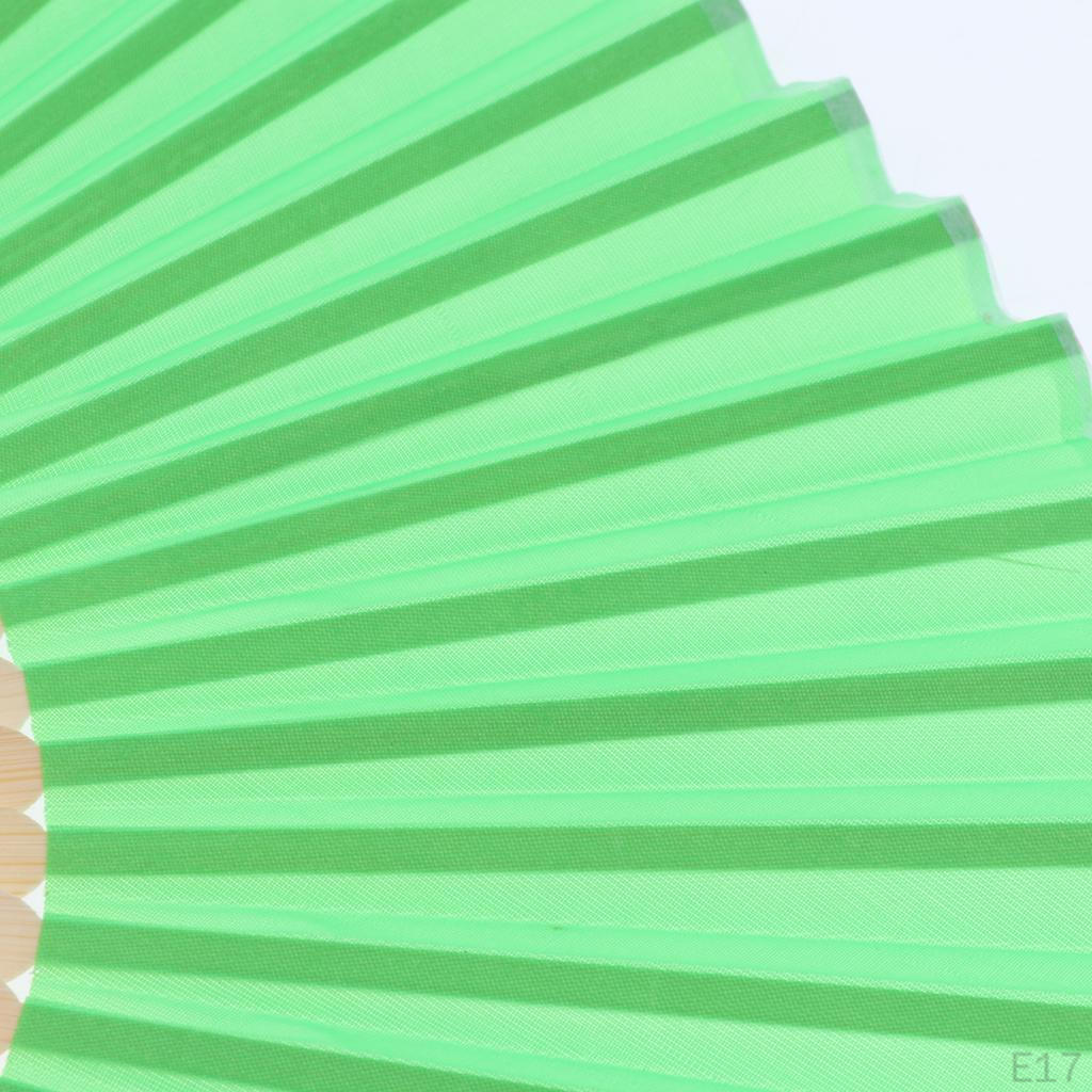 Chic Folding Silk Fabric fan for hand Wedding Bridal Favor painting Drawing