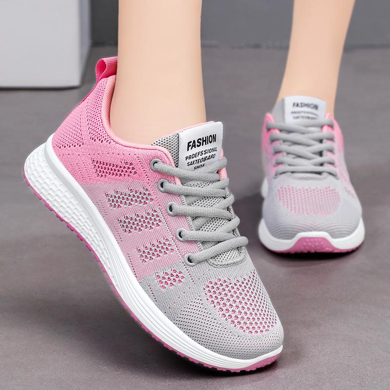 

Women s summer casual sports shoes breathable and comfortable outdoor sports walking casual shoes free shipping 36 сірий колір