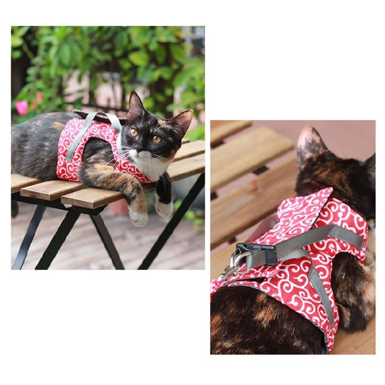 Large Cats Vest Harness Leash for Small Cats No Pull Easy Walk Design with Leash and Secure Buckles