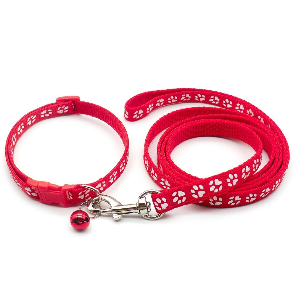 Dog Cat Collar Leash Adjustable Leashes Collar Puppy Outdoor Walking Chihuahua Terrier Schnauzer Outdoor Traction Rope General