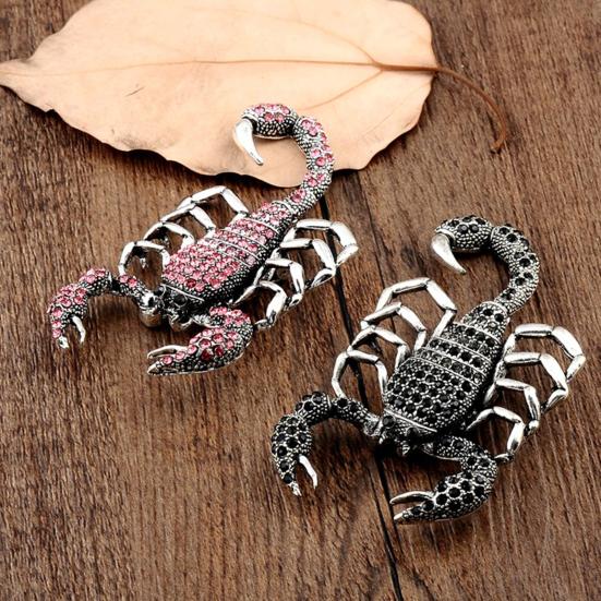 Brosche Anstecknadel Skorpion Strass Schmuck Funkelnde Tierbrosche Kleiderdeko