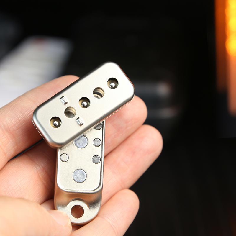 Magnetic Push-Slide Fidget Toy - Adult Metal EDC Fidget Toy for Stress Relief and Anxiety Reduction Slider, Gift for Adults
