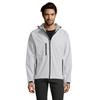 SOLS Mens Replay Hooded Soft Shell Jacket (Breathable, Windproof And Water Resistant)