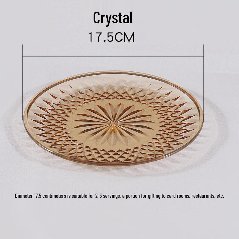 Scichun Acrylic Fruit Plates (10-Pack)