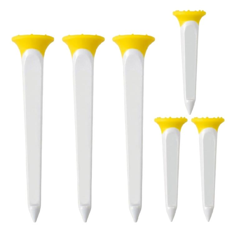 Golf-Tees Trainingsballhalter Multifunktionaler Kunststoff Stufen-Golf-Tees Reibungsarme Golf-Simulator-Tees Langlebig