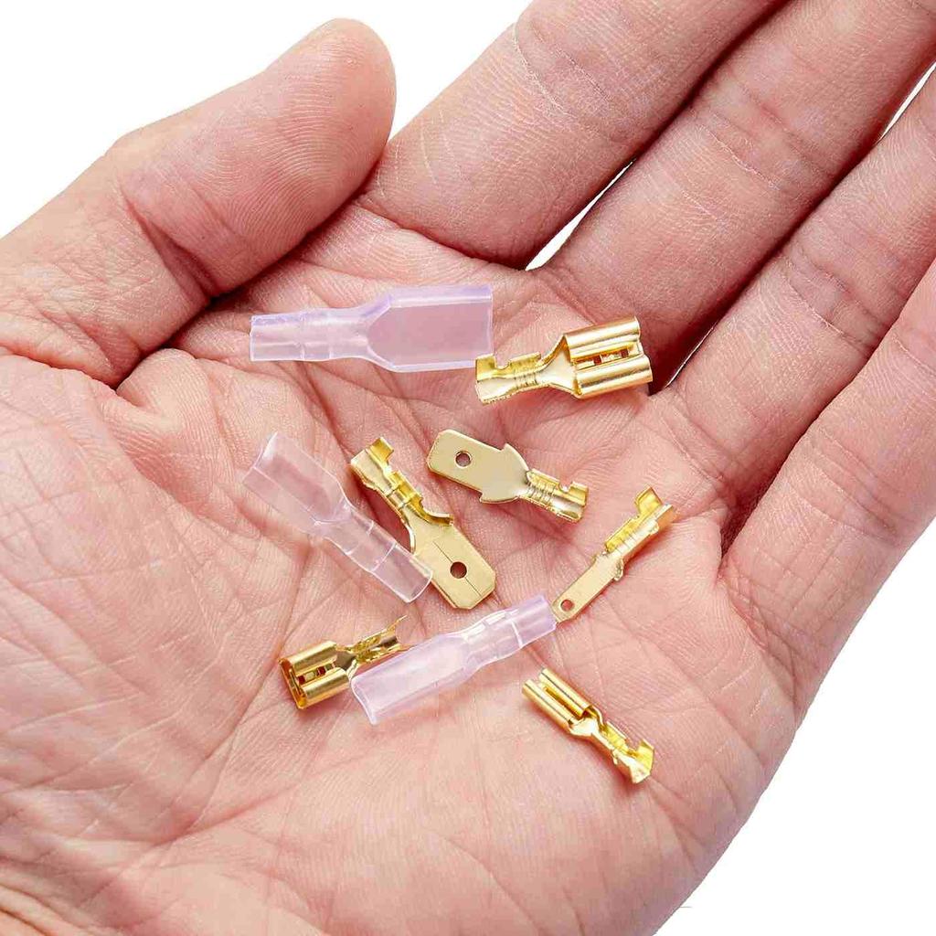 Litorange Flat Terminal Set of 340, Insulating Sleeve with Cover,