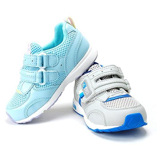 Carrot Sneakers CR Athletic Wide C2146, 2175, Shoes, 2E/3E, Fit, 14-21cm, 0.5cm Adjustment, Kids', Boys, Girls, 3E, Navy, 16.0cm