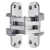 Hidden Gate Hinge Stainless Steel Invisible Door Hinges Concealed Barrel Wooden Box Silver