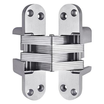 Hidden Gate Hinge Stainless Steel – Invisible Concealed Barrel Hinge For Wooden Boxes, Cabinets, Doors – 180° Opening (Multiple Sizes)