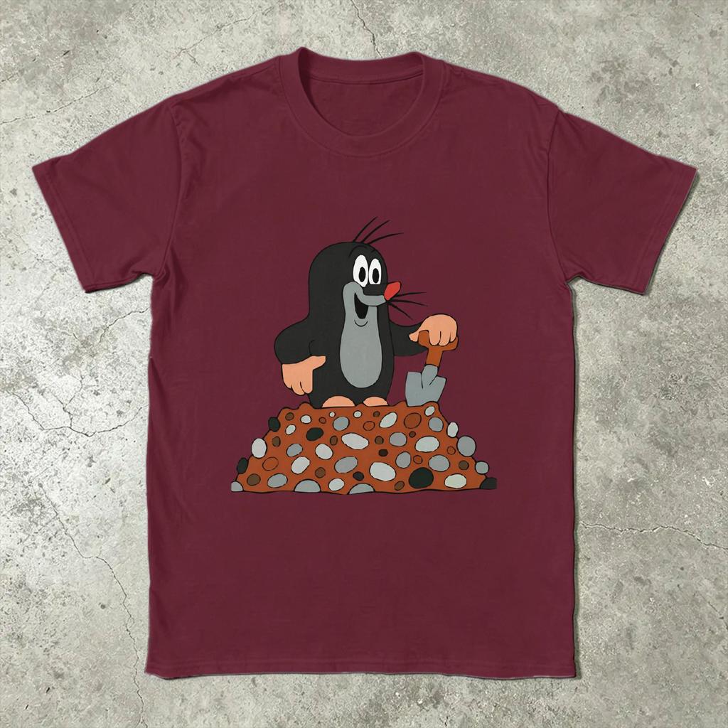 The Little Mole T Shirt Beach Pure Cotton T Shirts For Unisexs Hip Hop Loose Tshirt Short Sleeves Vintage Top Tees