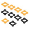 NUOLUX 10-Piece Microphone Protector, Anti-Rolling Ring, Anti-Rolling Holder, Anti-Slip Anti-Drop Rubber Ring for Microphones