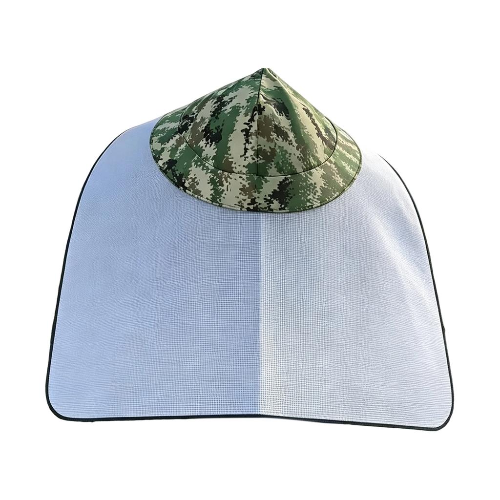 Thickened - hat with cape and pointed top—versatile, heat-insulating, and rain-resistant; ideal for farm work and tea picking.