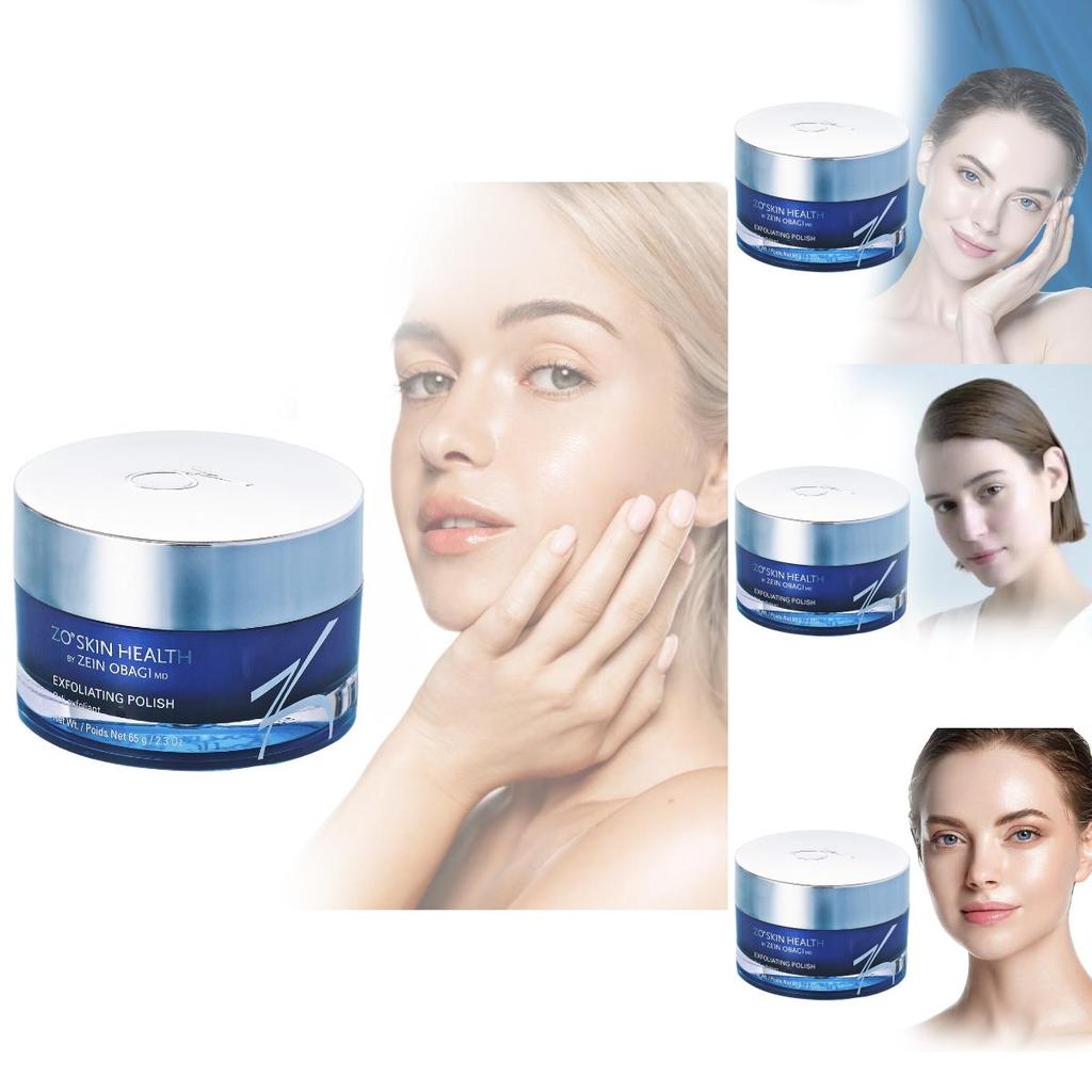 Premium Zo Skin Exfoliating Scrub For Gentle Facial Cleansing And Blackhead Removal With Hydrating Orange Blossom Extract