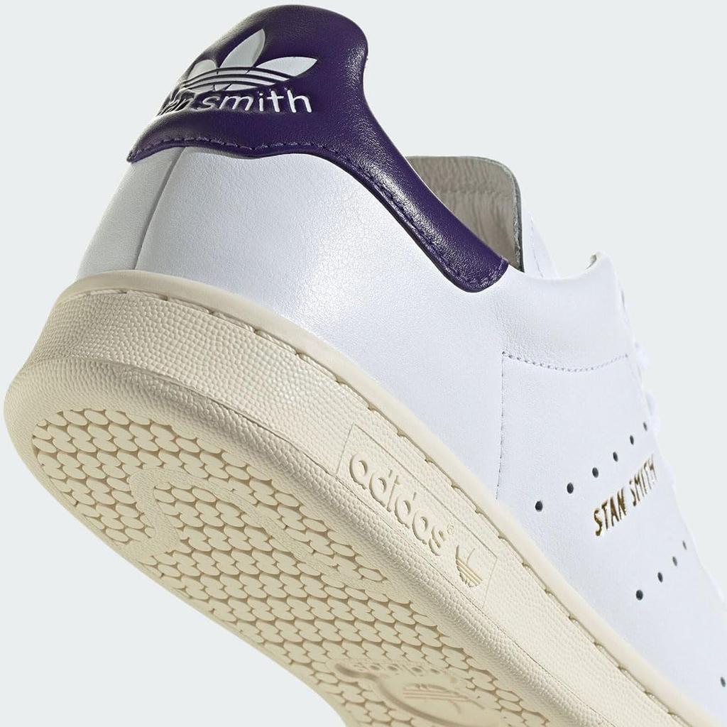Adidas Stan Smith Lux Footwear Size Sneakers, White/College Purple/Cream White, ID1415, 28.5cm