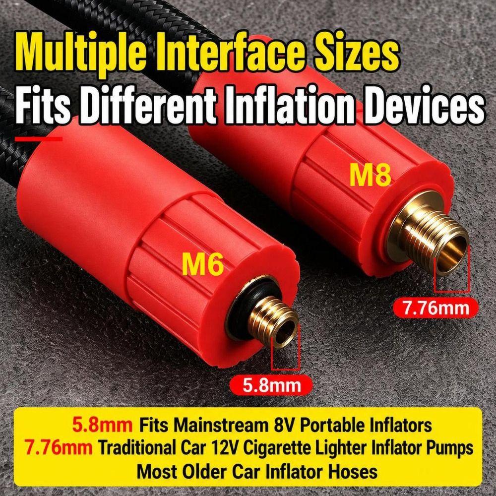 PVC Air Inflation Hose External Thread Quick Clamp Air Hose Pneumatic Accessories