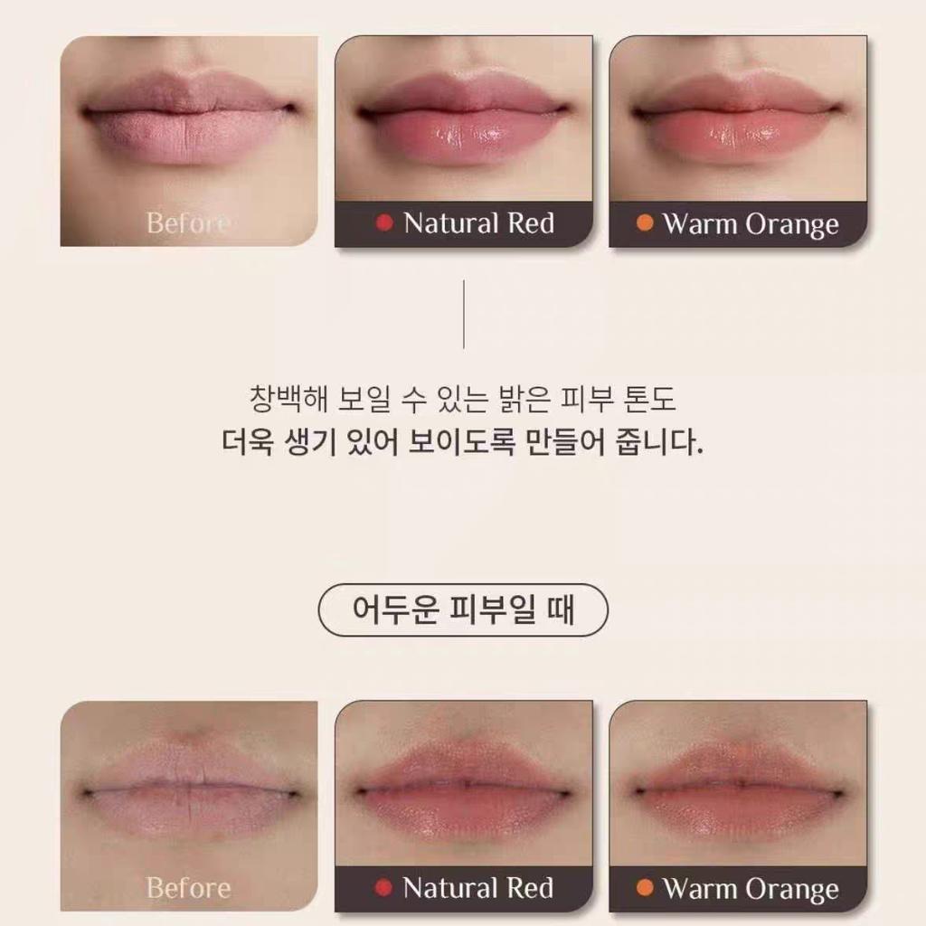 Korean Obge Men's Lip Balm Color-Changing Lipstick Enhances Complexion Natural Style Men's Makeup Lip Moisturizing and Nourishing Lip Balm