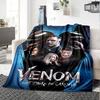 1pc Venom Moonlit Transformation flannel Blanket for Super Soft Cute Comfort Blanket for Travel Bedding Couch Sofa Blanket Y82524