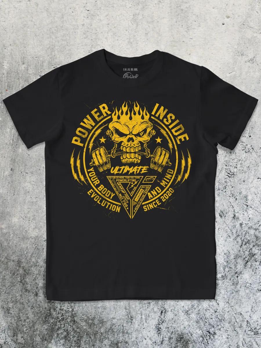 

Black oversized T-shirt with print 3XL